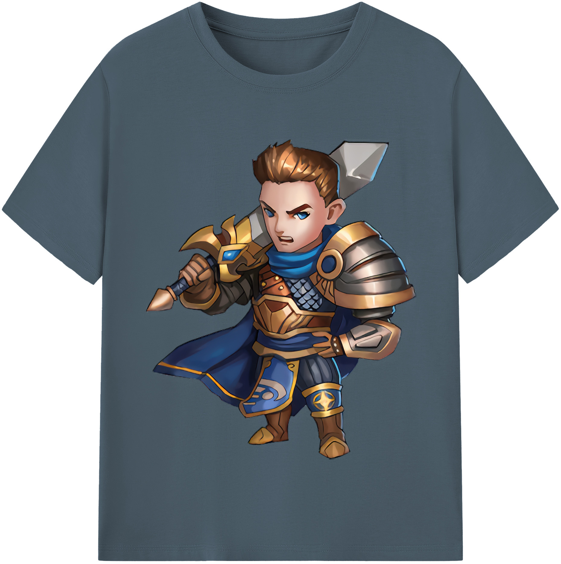 リーグ・オブ・レジェンド League of Legends LOL 綿100％半袖Tシャツ（フロントプリント）